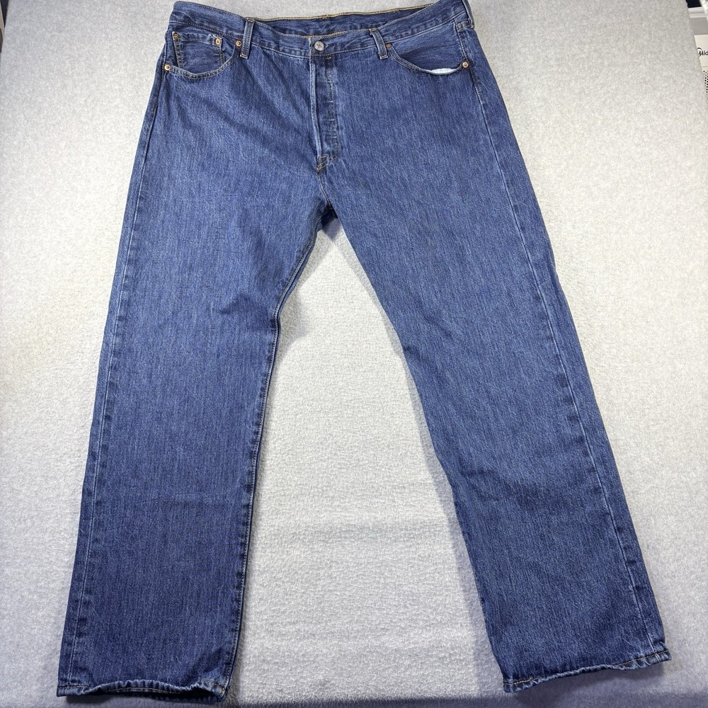 Levis 501 Jeans Men's 40x30 Button Fly Medium Wash Blue